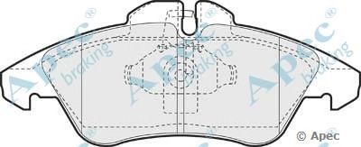 APEC BRAKING pad921 -  Комплект тормозных колодок, дисковый тормоз